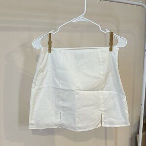 Emory Park White Mini Skirt